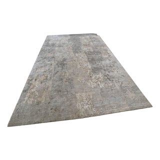 Hand-Knotted Wool and Silk Boro 10 Rug from Jan Kath, 2010s For Sale