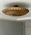 Handmade Brass Flush Mount Ceiling Light, Raw Brass Scalloped Fixture for Bedroom, Hallway & Living Room For Sale - Image 12 of 14