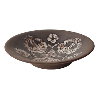 Studio Ceramic Bowl by Keramo Kostelec, Czechoslovakia, 1960s For Sale