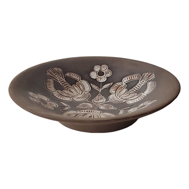 Studio Ceramic Bowl by Keramo Kostelec, Czechoslovakia, 1960s For Sale