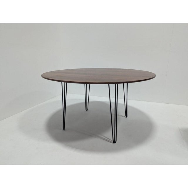 Wooden Hairpin Dining Table For Sale - Image 10 of 16