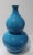 Double Gourd Vase 2ft High Turquoise For Sale In Miami - Image 6 of 13