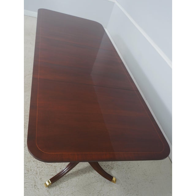 Kindel National Trust Mahogany Inlaid Dining Table For Sale - Image 13 of 18