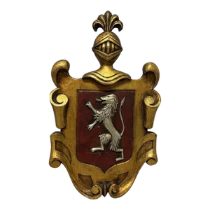 Early 20th Century Wood Crest