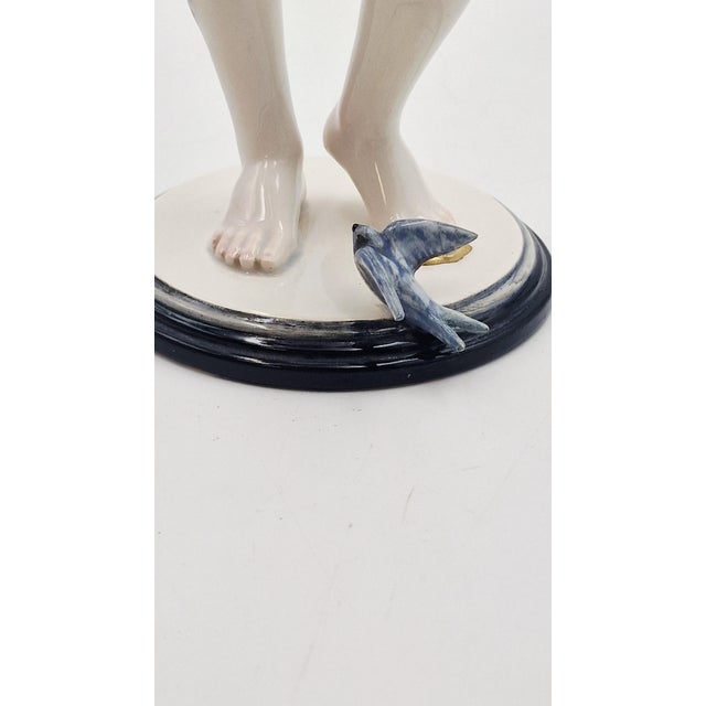 Helen Konig Scavini, The Spring Nude with Swallows, 1932, Porcelain For Sale - Image 14 of 18
