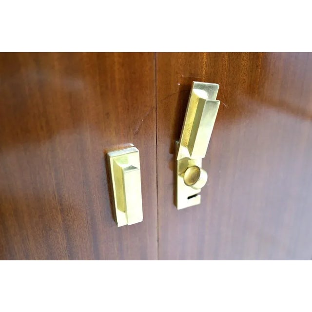 Art Deco Dominique Secretary Desk with Keyhole in the Fitting, 1930s For Sale - Image 10 of 12