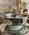 Navy Blue Large Antique Japanese Imari Porcelain Center Bowl For Sale - Image 8 of 9