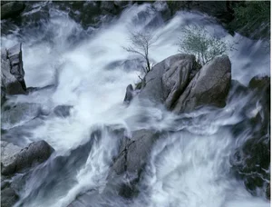 "Cascade Creek, Spring, Yosemite 1987" Landscape Photograph Print by Charles Cramer