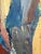 Mid-Century Cubist Abstract Female Nudes Oil Painting by André Poirson For Sale - Image 9 of 11