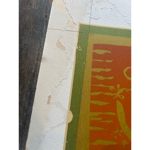 1960’s Original Pop Art Serigraph Silkscreen Print Folk Art Words For Sale In Philadelphia - Image 6 of 7