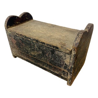 Primitive Footstool With Storage For Sale