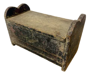 Primitive Footstool With Storage