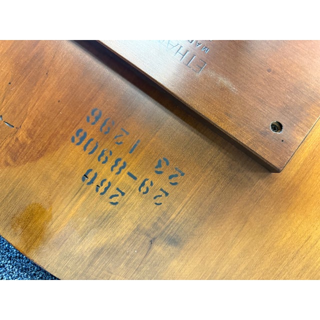 Wood Ethan Allen British Classics Lamp Table Finish 260 For Sale - Image 7 of 9