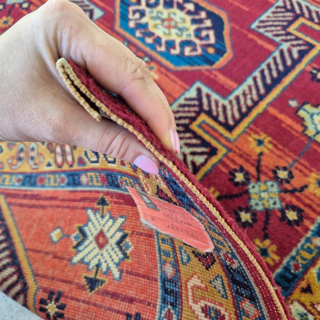 Mid-Century Modern Vintage Handwoven Wool Rug Bagdad, 1970s For Sale - Image 3 of 11