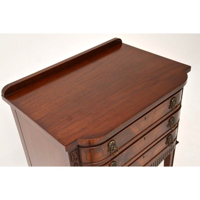 Antique Sheraton Style Side / Server Table, 1930 For Sale - Image 6 of 10