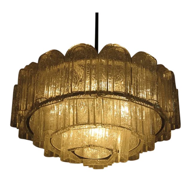 Multilevel Ceiling Lamp by Doria Leuchten, 1970s For Sale