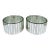 Matching Pair of Howard Elliott 99176 Prism Mirror Round Wall Decor Planter For Sale