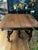 American Antique Quartersawn Oak Dining Table For Sale - Image 3 of 9