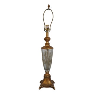 Ethan Allen Crystal Urn Style Table Lamp For Sale