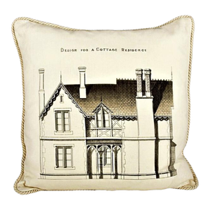 Design for a Cottage Residence Linen Pillow