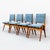 Mid-Century Modern Maurice Pré Attributed Mid Century Modern Oak & Mahogany Dining Chairs, France 1950s For Sale - Image 3 of 14