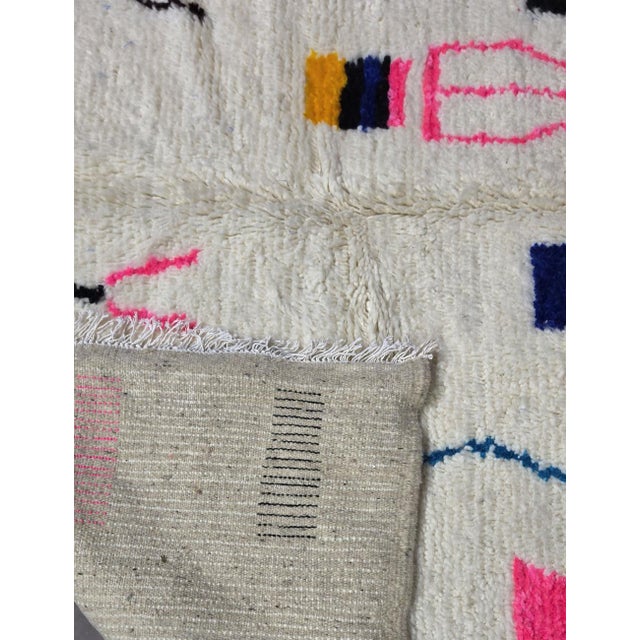 Authentic Azilal Colorful Rug - 9.8 X 6.5 Ft For Sale In Cleveland - Image 6 of 8