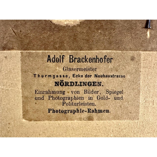 Black Antique Framed German Military Officers Photograph, c. 1900 For Sale - Image 8 of 10