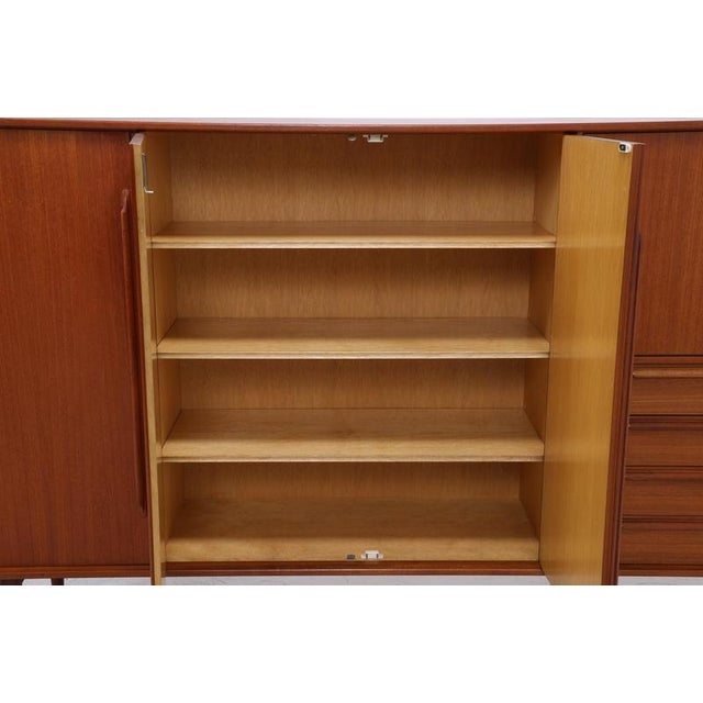 Vintage Teak Highboard by Heinrich Riestenpatt, 1960s For Sale - Image 9 of 18