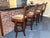 Set of two, two have sold VERY SOLID Cherry-Finished Decorative Criss Cross Back Swivel Bar Stools with Upholstered Seats...