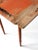 Orange Antique Painted Wood Folding Table For Sale - Image 8 of 13