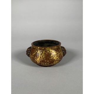 Bronze incense burner "gold Splash" Qianlong period (1735-1796) For Sale