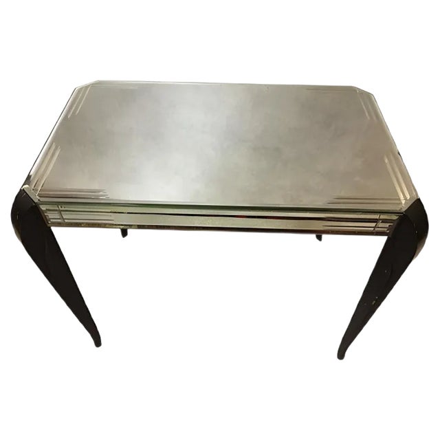 Beveled Glass Coffee Table from Mobiglace, 1940s For Sale