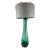 Midcentury Modern Turquoise Glass Lamp For Sale
