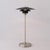 Mid-Century Modern Mid-Century Modern Rancho Mirage Table Lamp 29" H - Black/Silver Shade, Satin Nickel, Dimmable, Bulb Included For Sale - Image 3 of 6