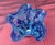 Vintage MCM Paul Bendzunas Studio Hand Blown Art Glass Blue Handkerchief Vase For Sale - Image 6 of 6