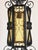 1970s The Feldman Co. Spanish Revival Style Wrought Iron & Stain Glass Lantern For Sale In New York - Image 6 of 12
