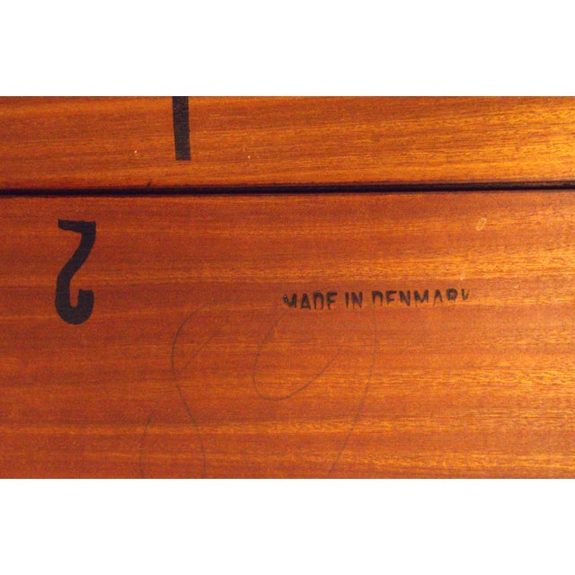 Danish Rosewood Extendable Dining Table by Kai Kristiansen, 1960s, Set of 3 For Sale - Image 11 of 13