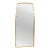 Hollywood Regency Style Carved Gilt Beveled Glass Mirror Attr. Friedman Brothers For Sale