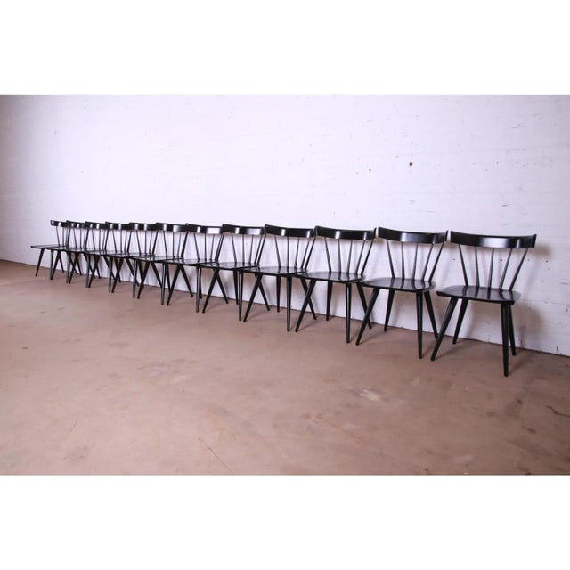 Paul McCobb Planner Group Mid-Century Modern Spindle Back Dining Chairs, Set of Six For Sale - Image 13 of 14