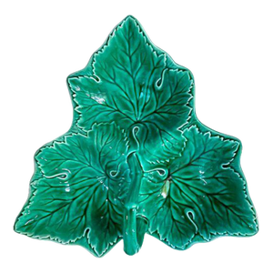 Antique Wedgwood Majolica Grape Leaf Dish