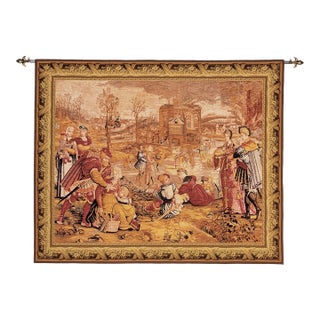 Decembre Silkscreen Tapestry - 132 X 160 Cm (4'4" X 5'3") - Requires Rod Size 4 For Sale