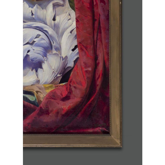 Luigi Lucioni, Still-Life, 1920s, Oil Painting on Canvas For Sale - Image 4 of 12