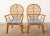 Set of Four Bamboo Rattan Peacock Dining Armchairs For Sale In Sacramento - Image 6 of 13