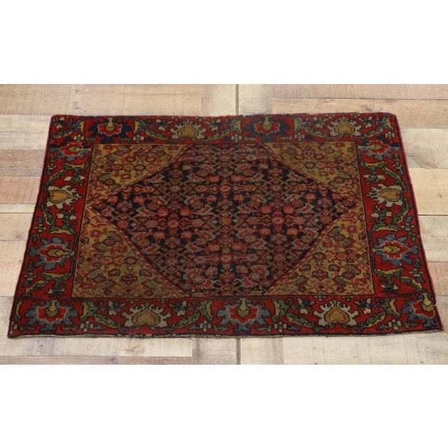 Textile Early 20th Century Persian Malayer Rug, 02'00 X 03'01 For Sale - Image 7 of 9
