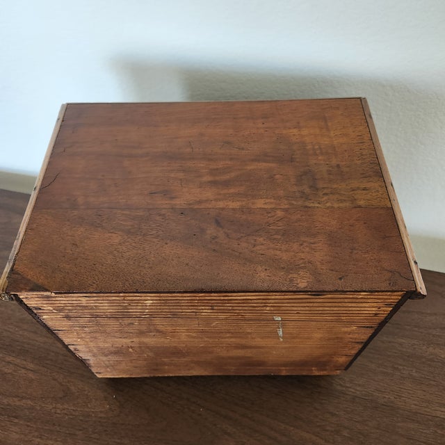 Vintage or Antique Miniature Chest in Walnut For Sale - Image 11 of 18