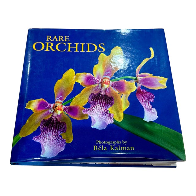 Rare Orchids Hardcover Picture Book Photos by Béla Kalman Illustrated Dj For Sale
