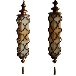 Moorish Inspired Lanterns - A Pair For Sale