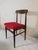Wood Italian Wood and Velvet Chairs, 1950s, Set of 6 For Sale - Image 7 of 18