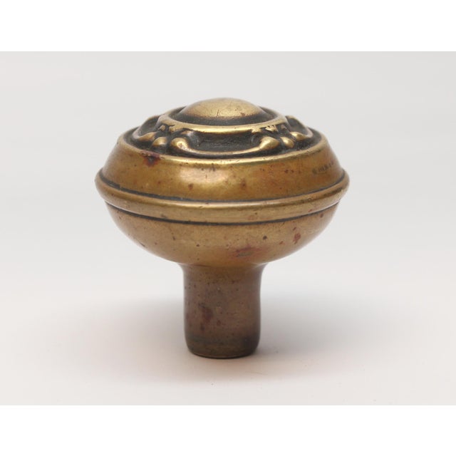Victorian Vintage Norwalk Brass Clinton Door Knob For Sale - Image 3 of 4