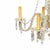 Metal and Crystal Ceiling Lamp For Sale - Image 3 of 6